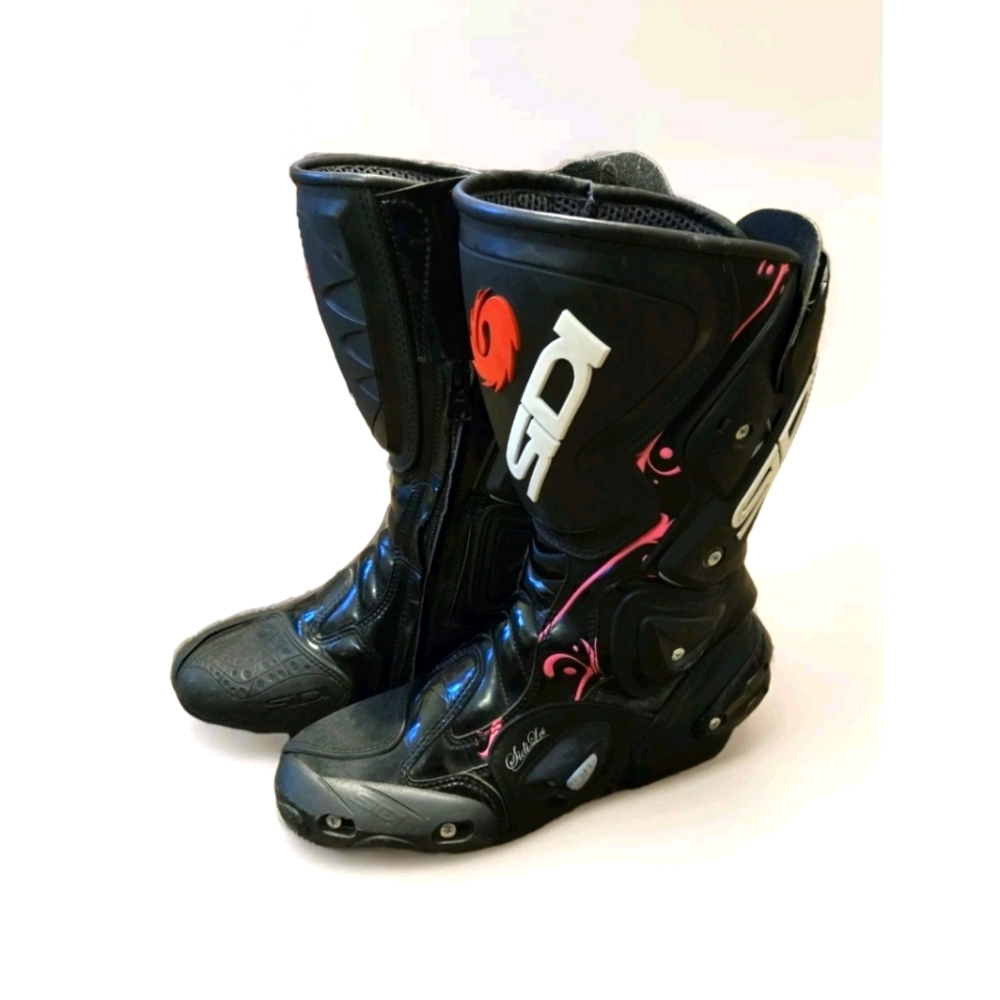Sidi Women's Pink Vertigo Lei Boots Size 7 Euro 39